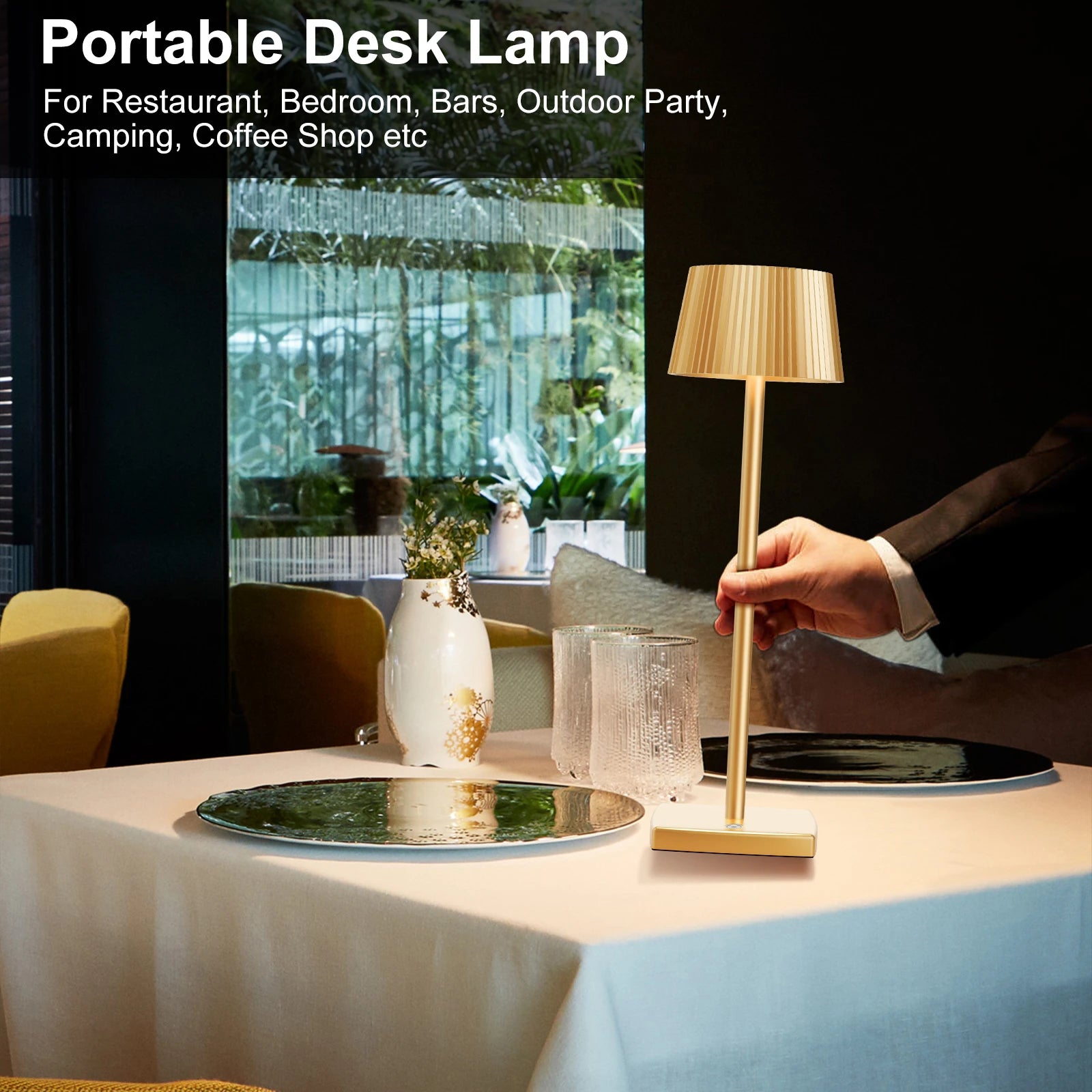 Rechargeable Battery Battery Powered End Table Lamps Battery