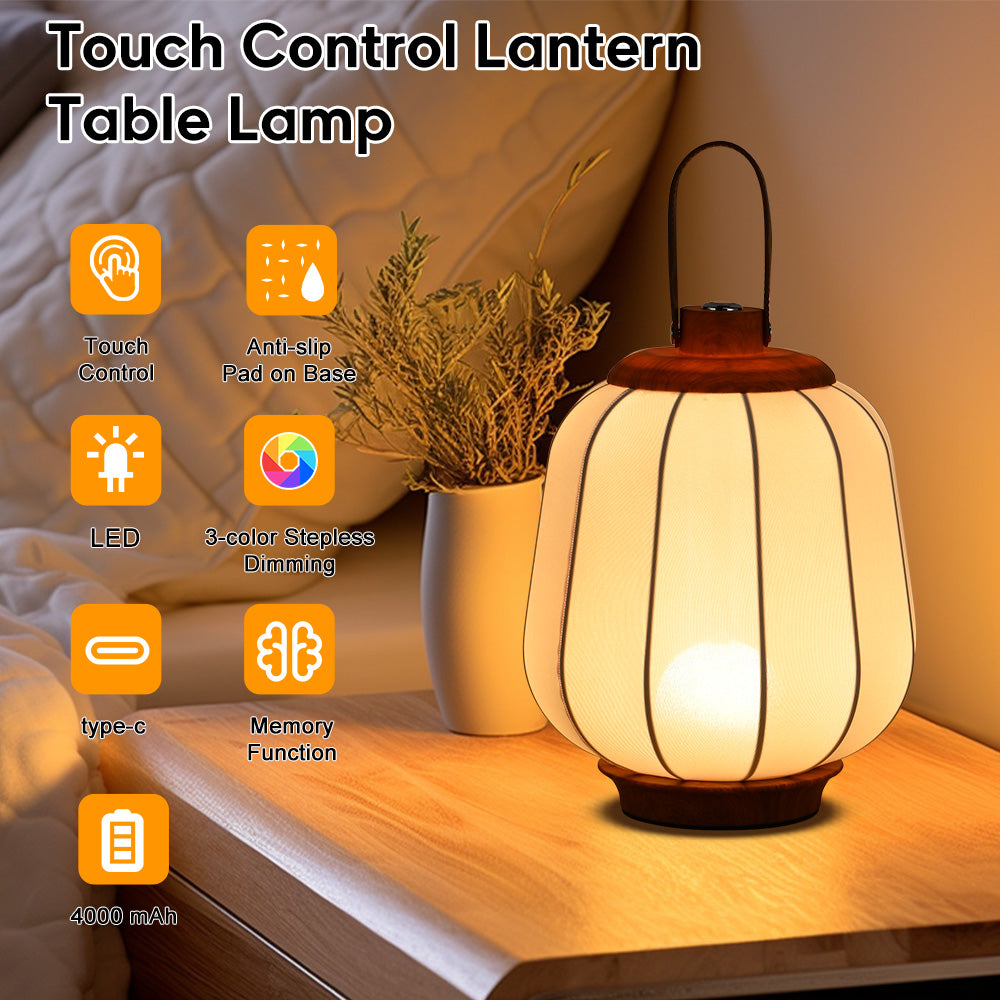 Cordless Pumpkin S821 Table Lamp | Dimmable LED Desk Lamp | Sakringt