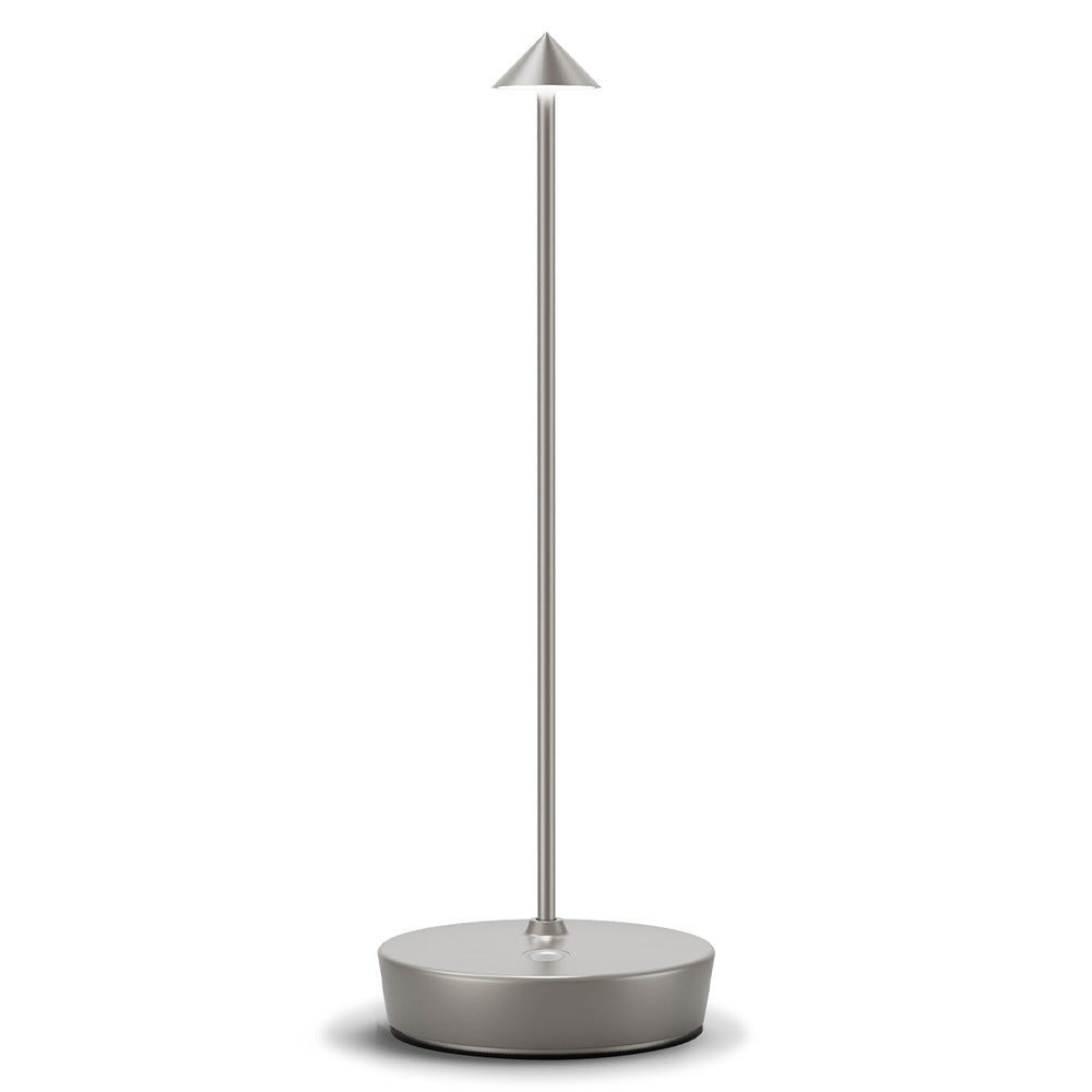 SAKRINGT Lámparas De Mesa Inalámbricas Recargables, Luz LED De Mesa Para Exteriores, Funciona Con Batería De 6000 MAh, 3 Temperaturas De Color, Portátil, Impermeable, Lámparas De Mesa De Comedor Para